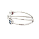 .31ct Sapphire Ruby Ring 14KT White Gold