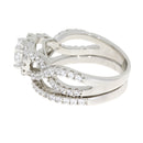 Cubic Zirconium CZ SS Bridal Sterling Silver