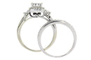 1.00ct Diamond Engagement Ring Set 10KT White Gold