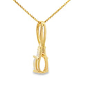 .02ct Opal Diamond Fashion Pendants 10KT Yellow Gold