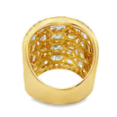 6.65ct Diamond Ring 18KT Yellow Gold