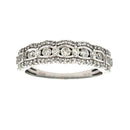 .50ct Diamond Wedding Band Ring 14KT White Gold