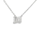 1.00ct Lab Grown Diamond Pendant Sterling Silver