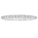 Natural .25ct Diamond Wedding Band Ring 14KT White Gold