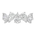 Lab Grown Diamond Wedding Band Ring 10KT White Gold