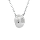 Natural .25ct Lab Grown Diamond Pendant Sterling Silver