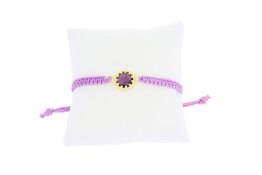 Glass Bracelet Sterling Silver