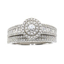 Cubic Zirconia CZ SS Bridal Sterling Silver
