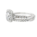Lab Grown Diamond Engagement Ring Set 10KT White Gold