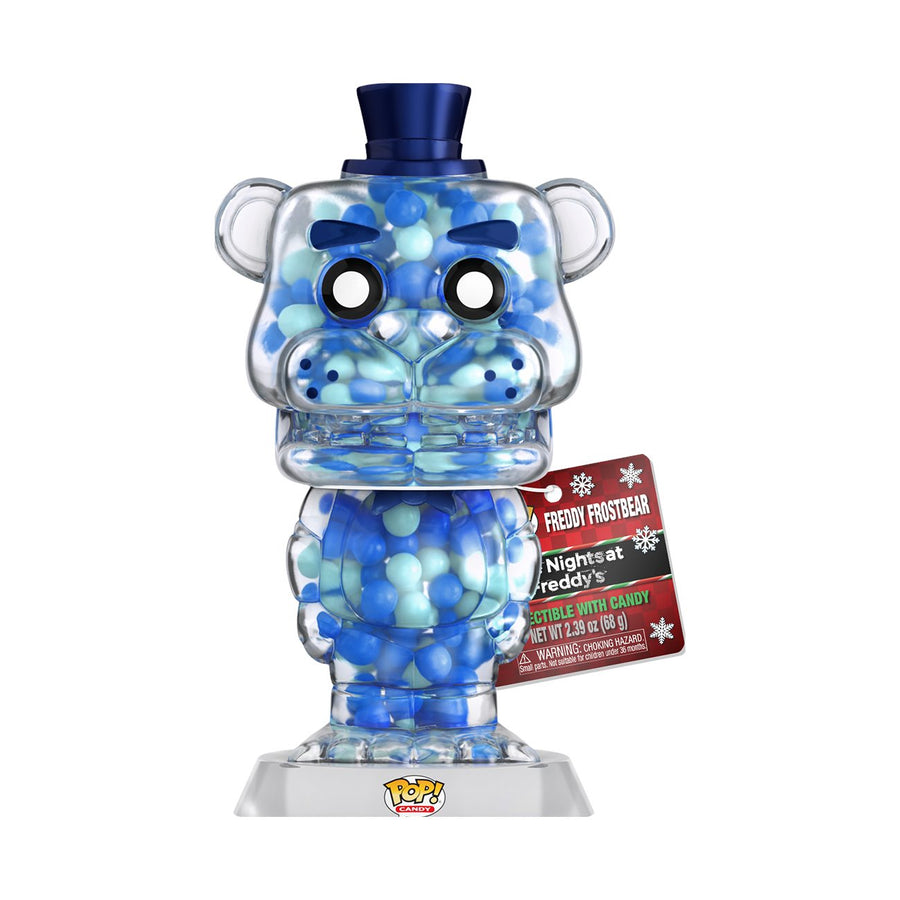 (In Stock Now) Funko POP! Candy: FNAF FIve Nights at Freddy's - Freddy Frostbear (Blue & White) Spastic Pops 
