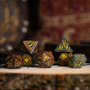 Indian, Indian Agate Stone Dice Set - Dice Around the World Collection