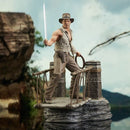 Indiana Jones Temple Of Doom Deluxe Gallery Rope Bridge Escape 11-Inch PVC Statue