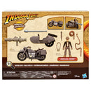 Indiana Jones Worlds of Adventure Indiana Jones with Motorcycle and Sidecar Action Figure Set