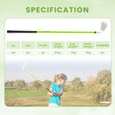 Individual Gold Club for Boys and Girls with Fiberglass Shaft and Headcover