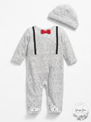 First Impressions Baby Boys Girls 2-Pc. Hat and Footed Coverall Set