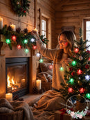 UltraLED Battery Operated Snowflakes Color Changing Light String