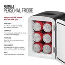 Chefman Mini Portable Personal Fridge  4 Liter Capacity Black