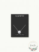 Alfani Silver-Tone Cubic Zirconia Pendant Necklace