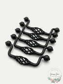 Lot of 7 Liberty Hardware PN0527 Forged Iron II 3-3/4 Inch Birdcage