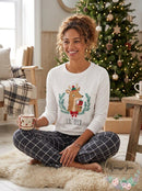 Family Pajamas Matching Kids Lil Deer Mix It Family Pajama Set, Size 8