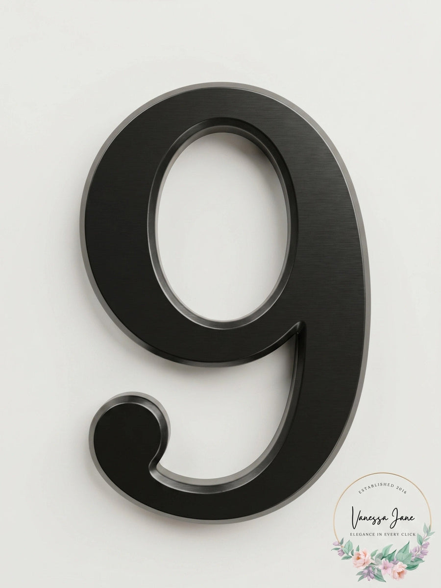 Baldwin Estate House Numbers, Choose Number/Finish