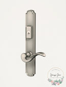 Baldwin MP002.ACT5 Bismark Keyed Entry Multi Point Trim Lever Set