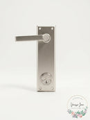 Emtek Double Keyed Passage Milano Leverset with Quincy Mortise