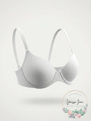 Hanro Womens Cotton Sensation T-Shirt Bra in White (71355) | Size 34E