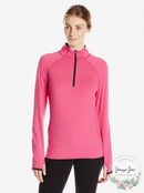 Snow Angel Womens Veluxe Color Splash Zip Tee, Large