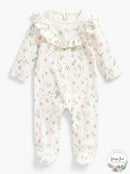 First Impressions Baby Girls Cotton Footed Coverall, Size 0/3Months