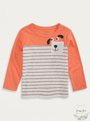 First Impressions Boys Long Sleeve Print T-Shirt