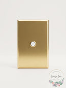 Alno A610-38 Traditional 2-1/4 Long Escutcheon Backplate for Cabinet Knob