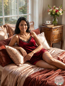 I.N.C. Women's Lace-Trim Velvet Cami Top
