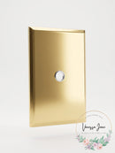 Alno A610-38 Traditional 2-1/4 Long Escutcheon Backplate for Cabinet Knob