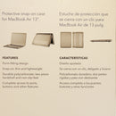 Insignia Hard Shell Case for Apple MacBook Air 13 Inch - Gray