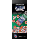 Denver Broncos 100 Piece Poker Chips