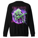 Iron Maiden Purple Guitar Jumbo Print Sweatshirt