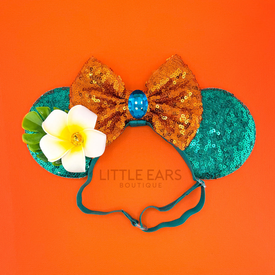 Island Girl Elastic Mickey Ears