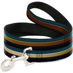 Dog Leash - AQUAMAN Scales Stripe Blues/Golds