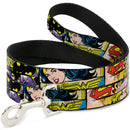 Dog Leash - Superheroines Wonder Woman/Supergirl/Batgirl