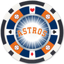 Houston Astros 100 Piece Poker Chips