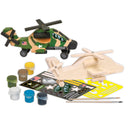 U.S. Army - Apache Helicopter Wood Craft & Paint Kit