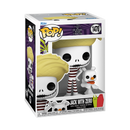 Funko Pop! Disney The Nightmare Before Christmas Jack Skellington with Zero Beach Vinyl Figure
