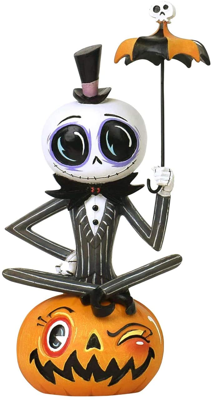 The World of Miss Mindy - Nightmare Before Christmas- Jack Skellington on Pumpkin Vinyl Figure