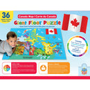 Educational - Canada Map 36 Piece Floor Jigsaw Puzzle