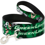 Dog Leash - Green Lantern Green Glow w/Text