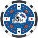 Buffalo Bills 100 Piece Poker Chips