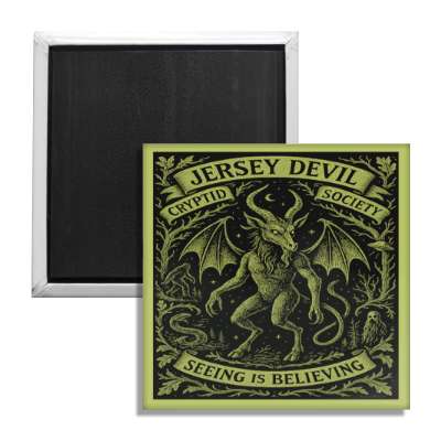 Jersey Devil Cryptid Society Fridge Magnet