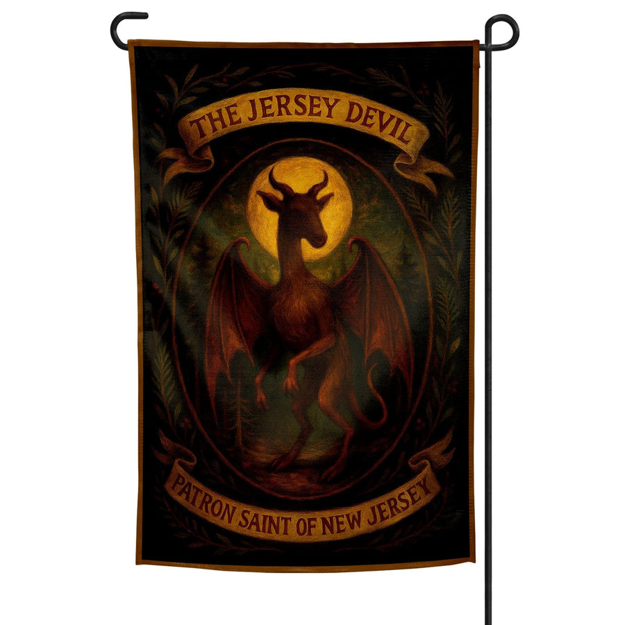 Jersey Devil Patron Saint of New Jersey Garden Flag