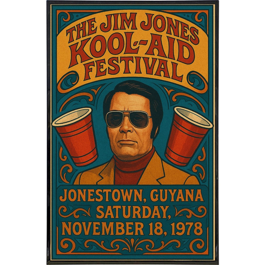 Jim Jones Festival Poster Print